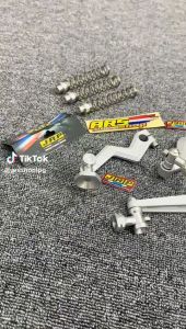Paha Rem Belakang Petir JRP Thailand Model Lurus Bengkok Petir Universal SEMUA MOTOR Anti Karat Full CNC