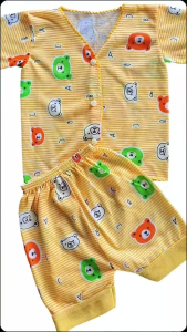dBlanja Setelan Pendek Salur Bayi Baru Lahir