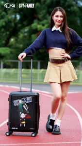 HQ LUGGAGE | SPY x FAMILY กระเป๋าเดินทาง 20 นิ้ว PC 100% ระบบล็อก 3 รหัส มาตรฐาน TSA 4 ล้อคู่ รุ่น SF007