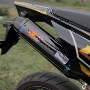 Knalpot NHK Black Series HK-01 PNP Klx 150 Crf 150 Dtracker 150 WR 155