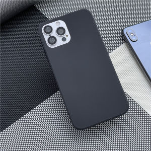 Metal Lens Ring for Apple X pro Max XS Max XR 11 12 Phone Cases Protective Shells with Flashlight Hole Large Lens Cutout Creative Anti-Fall
