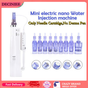 10 Pcs Microneed-le Cartridges Need-lesHead With Tube 9 12 36 Pin For Mini Hydra Mesotherapy Injector Auto Derma Stamp Pen