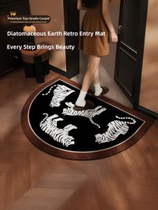 Half-round Water Absorbent Non-slip Customizable Door Mat