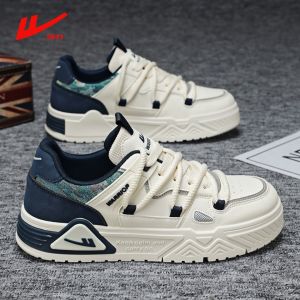 Warrior | Fall 2025 Trendy Height-increasing Casual White Sneakers