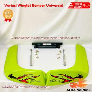 [COD] Variasi Winglet Bumper UNIVERSAL Bumper Mobil Pick Up/Truk/Bus