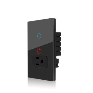 Công Tắc Đèn Thông Minh Melery Wifi Tuya Bảng Điều Khiển Kính Thông Minh Điều Khiển Từ Xa Tương Thích Với Alexa Google Home Ổ Cắm Tường Chuẩn Mỹ.