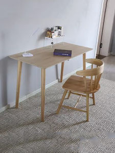 Nordic Style Solid Wood round Back Windsor Simple Retro Bar Chair Luxury Home Use Creative Backrest Armrest Dining Chair