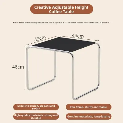 Luxurious Mid-Century Roman Tea Table Set for Living Room Home Use Large Size Bauhaus Style Side Table Compact Space Tea Desk