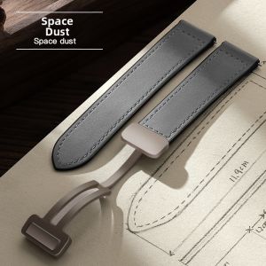 YOURSTAR | Genuine Leather Foldable Magnetic Watch Band
