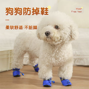 Dog Shoes Small Size Dogs Winter Teddy Bichon Corgi Puppy Pet Cant Drop Feet Waterproof Anti-Drop Soft Bottom Booties
