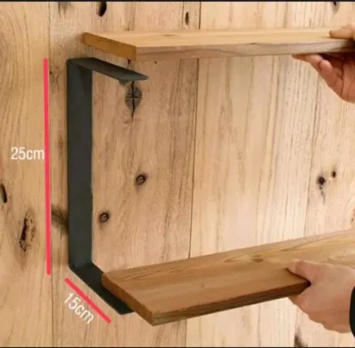 1PCS RAK DINDING BESI SIKU MODEL C MINIMALIS TEMPEL TEMBOK|BESI PENYANGGA BRACKET|BRACKET AMBALAN RAK DINDING|RAK BUNGA DINDING TEMPEL TEMBOK MINIMALIS