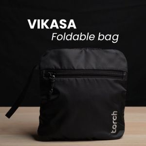Torch Vikasa 2in1 Foldable Backpack Tas Serut Pouch Travel Outdoor