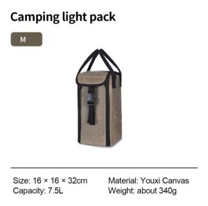 Tas lampu luar ruangan tas lampu camping tas panjang serbaguna travel bag