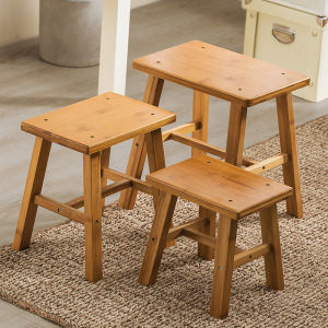 Folding Bamboo Wooden Stool