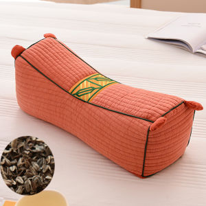 Buckwheat Pillow Chinese Style Retro Washed Cotton Pillowcase Adult Improve Sleeping Cervical Support High Pillow Single Xiaomi Shell Pillow Core