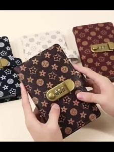 Password Lock Deposit Book Large Capacity Scrapbook Waterproof Paper Money Collection Bag