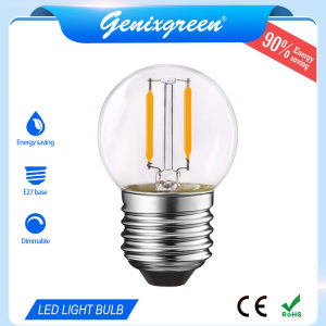 E27 Industrial Style LED Bulb G40 1W Vintage LED Filament Bulbs AC 220V 2700K Warm White Home Decoration Pendant Light Source