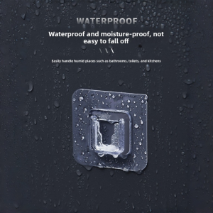 10 Pairs Clear DoubleSided Adhesive Wall Hooks nted Door Hanger Kit No Drill Sticker Hangers with Suction Cup for Bathroom Kitc