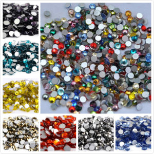 ss3ss4ss5ss6ss8ss10ss12 AAAAA Top Quality Crystal Non Hotfix Rhinestone Super Bright Glass Strass 3D Nail Art Decoration
