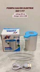 Pompa Galon Elektrik Pompa Air Galon Rechargeable Water Pump GSF 177