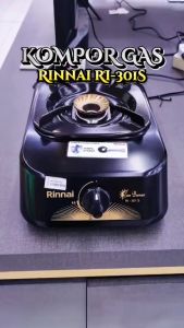 Rinnai RI-301S Kompor Gas 1 Tungku + Selang Paket Regulator SNI BISA PILIH VARIAN+kompor saja