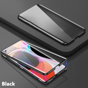 360 ° Full Protection Metal Magnetic Double-Sided Glass Snap Lock Phone Case For Samsung S26 Ultra S24 S22 S23 S25 Ultra /Series