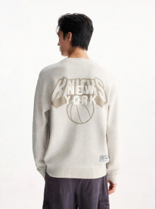 Jack Jones | Autumn American Style NBA Collab Loose Mens Sweater