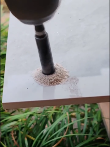 AN Pembuka Lubang dengan Gagang Heksagonal Mata Bor Kering untuk Ubin Keramik Mata Bor Brazing Marmer