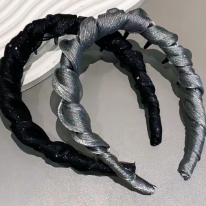 ALENADAY Bando Sisir Bandana Headband Sirkam Gerigi Kain Sifon Wanita Fashion Korea Style BND21