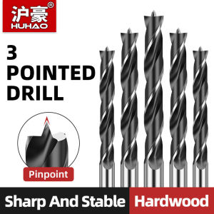 HUHAO 1/3/6PCS Three-point Woodworking Drill Bit Set 3MM-13MM Twist Drill Bits Set for Woodworking Wood Hole Reaming Power Tool