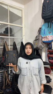 Tas Selempang Kotak Pria Wanita PEGE Vegro Casual Sling Bag Anti air - PG 9082