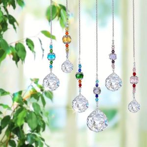 3/6 pcs แขวนปริซึมคริสตัล Sun Catcher คริสตัลจี้ตกแต่งบ้านตกแต่งห้องwall Decor ของขวัญวันเกิดการสําเร็จการศึกษา
