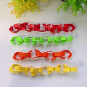 ห่วงขาไก่ แหวนขาไก่ ห่วงขาไก่ชน แหวนไส่เท้าไก่ ปรับขนาดได้ ตัวเลขชัดเจน