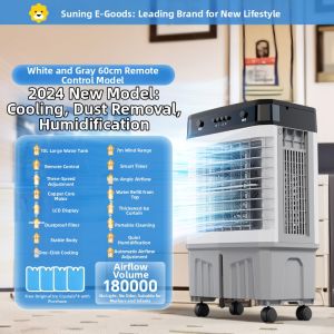 Large Industrial Cold Blower Mobile Water Cooling Fan for Restaurant Home Commercial Use with Remote Control And Air Purification