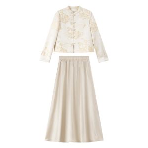 Vimly | New Chinese Style Autumn Suit