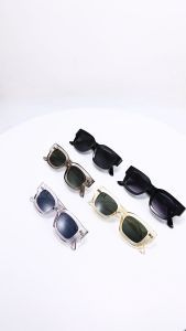 European and American trend net red with funny sunscreen sunglasses men and women small square fashion hip hop bundy sunglasses ins