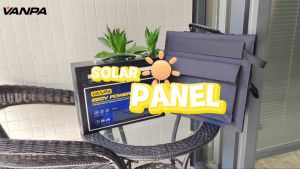 VANPA 60W/100W/150W Foldable Solar Panel Sun Power Solar Cells Charger DC/Type-C/USB Output for Portable Power Station/Phone/Latop