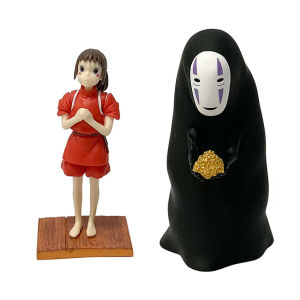 Takara Tomy | Anime Spirited Away Character PVC Action Model Set Faceless Male Hayao Miyazaki Character Toy Childrens Birthday Gift
