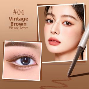 Smudge-Proof Long-Lasting Dual-End Slim Eyeliner Pen Brown