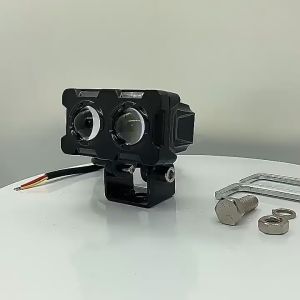 Lampu Tembak Laser SQL OWL 2 Mata Lampu Tembak Led 2 Mata IDM Lampu SQL 2 Mata Driving Waterproof Lampu Tembak Sorot LED Laser 2 Warna Putih Kuning Foglamp Lampu