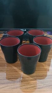 Gelas Plastik Murah 12pcs Gelas Kopi Tahan Panas Cangkir Ramen 578 BPA FREE