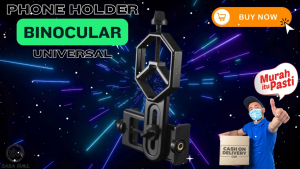 Universal Smartphone Holder Teropong Binocular Monocular Telescope Pegangan Penjepit HP Untuk Semua Jenis Teropong atau Smart Phone Aksesoris Laz COD Bisa Bayar di Tempat Graha Mart
