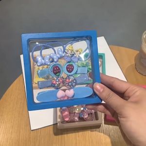 SK-C1081 Jepit Rambut Set Karet Rambut Karakter Anak 10IN1 Hair Clip/Ikat Rambut Pita Wanita Jepitan