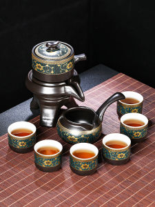 JIANGXU | Bộ Trà Sứ Bán Tự Động Chống Nóng