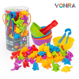 Yonra | Counting Animal Sorting Toys for Toddlers Preschool Learning Activities for Math Color Cognition Montessori Baby STEM Gift