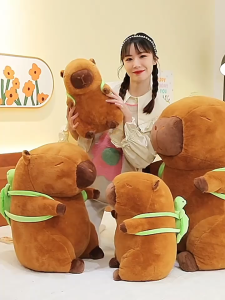 🔥พร้อมส่ง🔥คาปิบาร่า Capybara ตุ๊กตาคาปิบาร่าสุดน่ารัก หมอนนุ่ม ตุ๊กตาแฟนสาว ของขวัญวันเกิด ของเล่นเด็ก