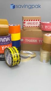 SBK3H - 1 cuộn băng keo in chữ THANK YOU khổ 4.8cm x 70yard - Băng keo cảm ơn băng keo niêm phong