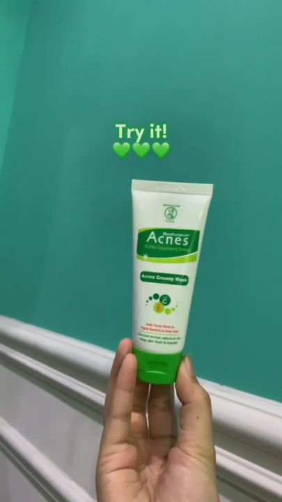 ACNES CREAMY WASH 50 GRAM/FACIAL WASH ACNE/SABUN CUCI MUKA UNTUK JERAWAT