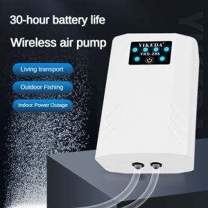 Fish Tank Oxygen Pump Rechargeable Outdoor Household Vehicle Fishing Dual-purpose USB Portable Lithium Battery Small Silent Air Pump
