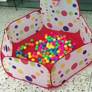 1.2M Ball Pit For Pet Dog Cat Ball Pool Foldable Portable Play Pit For Dogs Indoor Outdoor Puppy Six Sided Net Game Tent